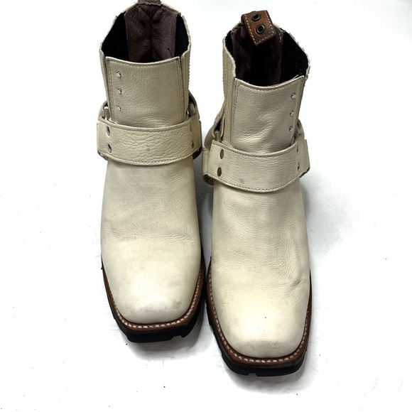 Freebird by Steven White Leather ‘Whiskey’ Ankle Boots - Picture 2 of 12